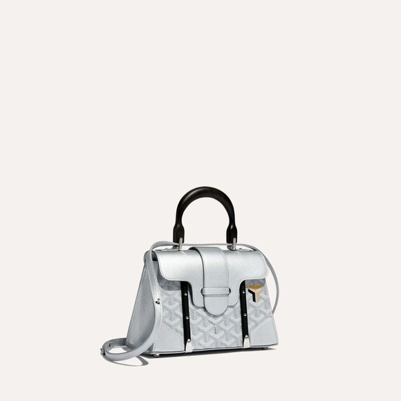 Rare collector Limited edition Goyard Saigón Mini structure Silver Cal - Picture 9 of 16